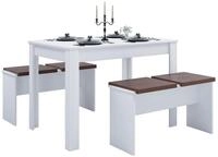 VCM Essgruppe Esal XXL 4 Pl&auml;tze B. 110 x T. 70 x H. 75 cm, (Set, 1-tlg., 1x...