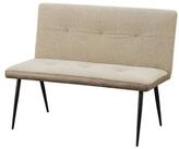 HTI-Living Polsterbank 2-Sitzer Bank Antikbraun/Taupe Joschka (St&uuml;ck, 1-St., 1