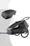 Croozer Fahrradkinderanh&auml;nger Kid Ellma 2 2in1 Kinderfahrradanh&auml;nger - Farbe:...