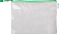 Tarifold Prospekth&uuml;lle Rei&szlig;verschlusstasche PVC gr&uuml;n A4 330x240mm VE=8 St&uuml;ck