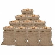 vidaXL Gartensack Jutes&auml;cke 10 Stk. 60x105 cm 100% Jute 340 g/m&sup2;, (10-tlg)