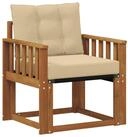 vidaXL Sofaelement Outdoor-Sofa Massivholz Natur (1 St)