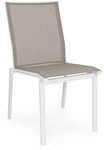 Feeling4Home Gartenstuhl Cruise stapelbar ohne Armlehne, Taupe, Der Stuhl ist