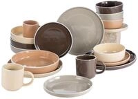 CreaTable Kombiservice NORDIC MOCHA MOUSSE, verschiedene Braunt&ouml;ne, (16-tlg), 4