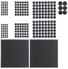 relaxdays M&ouml;belfu&szlig; 480 x Filzgleiter schwarz