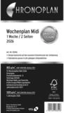 CHRONOPLAN Terminplaner Wochenplan Midi in Spalten 1 Woche/ 2 Seiten 2026