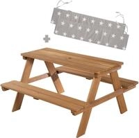 Kindersitzgruppe ROBA "Picknick for 4 Outdoor +, Teakholz-Optik", braun...