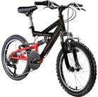 Galano Mountainbike FS180, 6 Gang Saiguan, Kettenschaltung, Kinderfahrrad 6...
