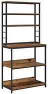 vidaXL B&uuml;cherregal K&uuml;chenregal Altholz 80 x 40 x 168 cm Holzwerkstoff, 1-tlg.