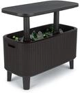 Curver Beistelltisch, 2in1 Bevy Cool Bar & Beistelltisch