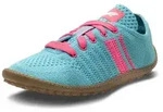 Leguano CARIBEO Barfu&szlig;schuh Bequemschuh, Schn&uuml;rschuh mit Kontrastbesatz blau...