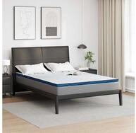 Matratzenauflage vidaXL, Matratzenauflage Wei&szlig; 140 x 200 cm Jacquard Stoff