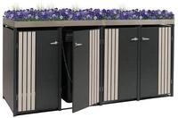 MCW M&uuml;lltonnenbox MCW-O67-PK-4 (1 St), Luftzirkulation durch...