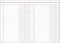 RNK Formularblock RNK Spaltenbuch A4 30Bl 2 Geldspalten 1 Seite