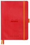 EXACOMPTA Notizheft Goalbook A5 120 Bl elfenbein 90g, Dot/punktkariert Mohnrot
