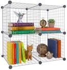 relaxdays Steckregal W&uuml;rfel Set, silber, 4 W&uuml;rfel