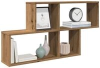 vidaXL Regal, Wandregal Artisan-Eiche 100x18x53 cm Holzwerkstoff