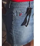 STREET ONE STUDIO Jeansrock aus Baumwolle mit Stretchanteil