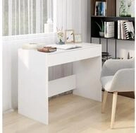 vidaXL Schreibtisch vidaXL Schreibtisch Wei&szlig; 101x50x76,5 cm Holzwerkstoff