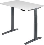 HAMMERBACHER Schreibtisch Sitz-Steh-Schreibtisch elektrisch 120x80cm...