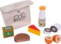 Tanner Spiellebensmittel Picknick Artikel im sch&ouml;nen Baumwolls&auml;ckchen