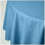 Homescapes Tischdecke Runde Tischdecke blau &ndash; 178 cm, 100% Baumwolle (1-tlg)...