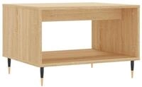 vidaXL Couchtisch Couchtisch Sonoma-Eiche 60x50x40 cm Holzwerkstoff (1-St)