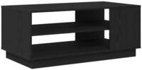 vidaXL Couchtisch Couchtisch Schwarz Eichen-Optik 102 x 55 x 43 cm Holzwerkstoff