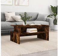 vidaXL Couchtisch, Couchtisch R&auml;uchereiche 90x55x42,5 cm Holzwerkstoff