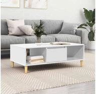 vidaXL Couchtisch, Couchtisch Wei&szlig; 102 x 55 x 35 cm Holzwerkstoff
