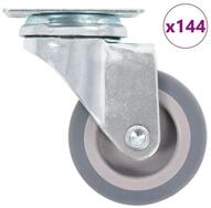 vidaXL Schwerlastrolle 144 Stk. Lenkrollen 50 mm, (144-St)