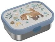 Mepal Lunchbox Campus Edelstahl-Brotdose mit Gabel 18 x 13 cm,...