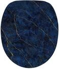 Sanilo WC-Sitz Marmor Darkblue, universell, leichte Montage, hochwertig & modern