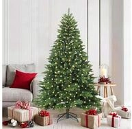 vidaXL K&uuml;nstlicher Weihnachtsbaum, K&uuml;nstlicher Weihnachtsbaum mit 300 LEDs...