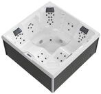 TroniTechnik Whirlpool Outdoor Whirlpool PANAREA wei&szlig; 210x210, Aufstellbecken,