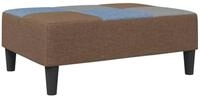 vidaXL Polsterhocker Fu&szlig;hocker Patchwork 77x55x31 cm Stoff