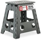 relaxdays Campinghocker Klapphocker faltbar XL hellgrau 2er Set (Set, 2er Set)