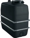Graf Regentonne Raumspartank 1100 Liter schwarz aus lebensmittelechten PE