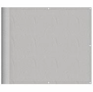 vidaXL Balkonsichtschutz Balkonabdeckung Hellgrau 90x500 cm 100 % Polyester...