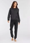 Vivance Dreams Pyjama (Set, 2 tlg) aus weichem Frott&eacute;e mit Streifen und Herzen