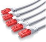 CSL LAN-Kabel, CAT.6, RJ-45 (Ethernet) (25 cm), CAT 6 Netzwerkkabel UTP Gigabit...