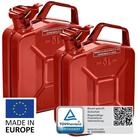 BW Benzinkanister Metall Kraftstoffkanister 2x 5 Liter - Rot - RAL 3000 (nach...