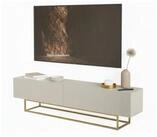 Selsey TV-Schrank VELDIO TV-Lowboard 175 cm &ndash; Riffel-Optik und Metallgestell...