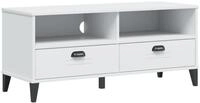 vidaXL TV-Schrank TV-Schrank VIKEN Wei&szlig; Holzwerkstoff (1-St)