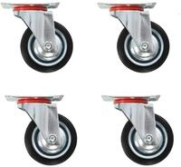 vidaXL Schwerlastrolle Lenkrollen 4 Stk. 75 mm, (4-St)