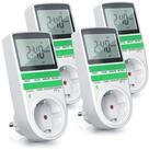 BEARWARE Zeitschaltuhr programmierbar, LCD Display, Steckdosen Timer, max....