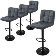 ML-DESIGN Barhocker Gepolsterter Barstuhl mit R&uuml;ckenlehne und Fu&szlig;st&uuml;tze,...