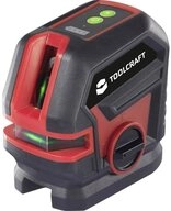 TOOLCRAFT Nivellierkeil Kreuzlinienlaser gr&uuml;ner Laser, selbstnivellierend...