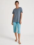 CALIDA Capri-Pyjama Spring Nights (2 tlg) Rundhals, Kurzarm, Loose Fit, Pure...