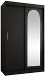 MIRJAN24 Kleiderschrank Selfie 120 cm (mit zwei Schiebet&uuml;ren) 120x62x200 cm